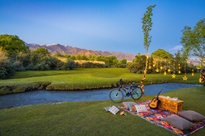 Garden camping in ladakh